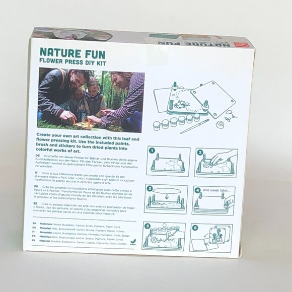 New in Box Hape Flower Press DIY Kit-Nature Fun 5+🌺 - Picture 11 of 14